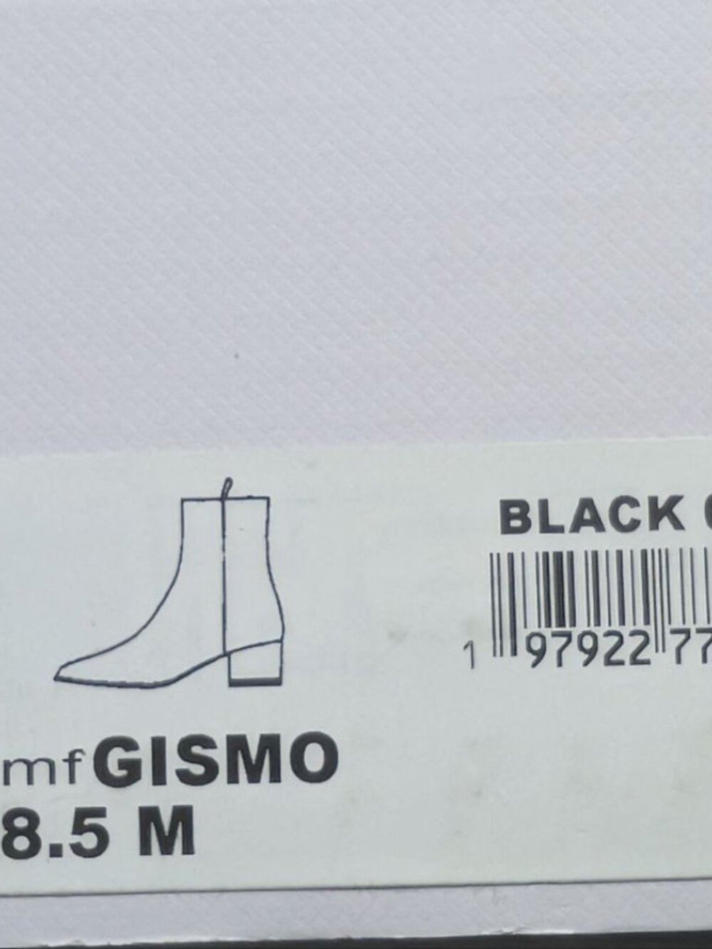 Marc Fisher Gismo Leather Ankle Booties Black US Size 8.5 - Picture 7 of 12